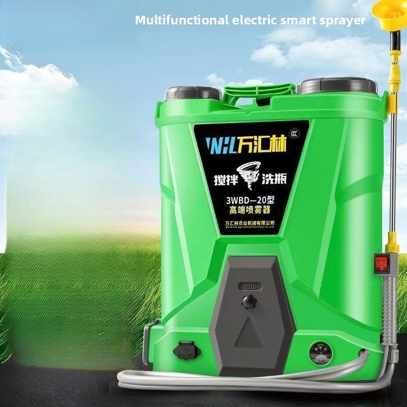 Electric Sprayer Backpack - เครื่องพ่นยาฆ่าแมลงอัตโนมัติแบบมัลติฟังก์ชั่น พร้อมระบบล้างขวดแบบไฟฟ้า แรงดันสูง สำหรับพ่นยาฆ่าเชื้อ