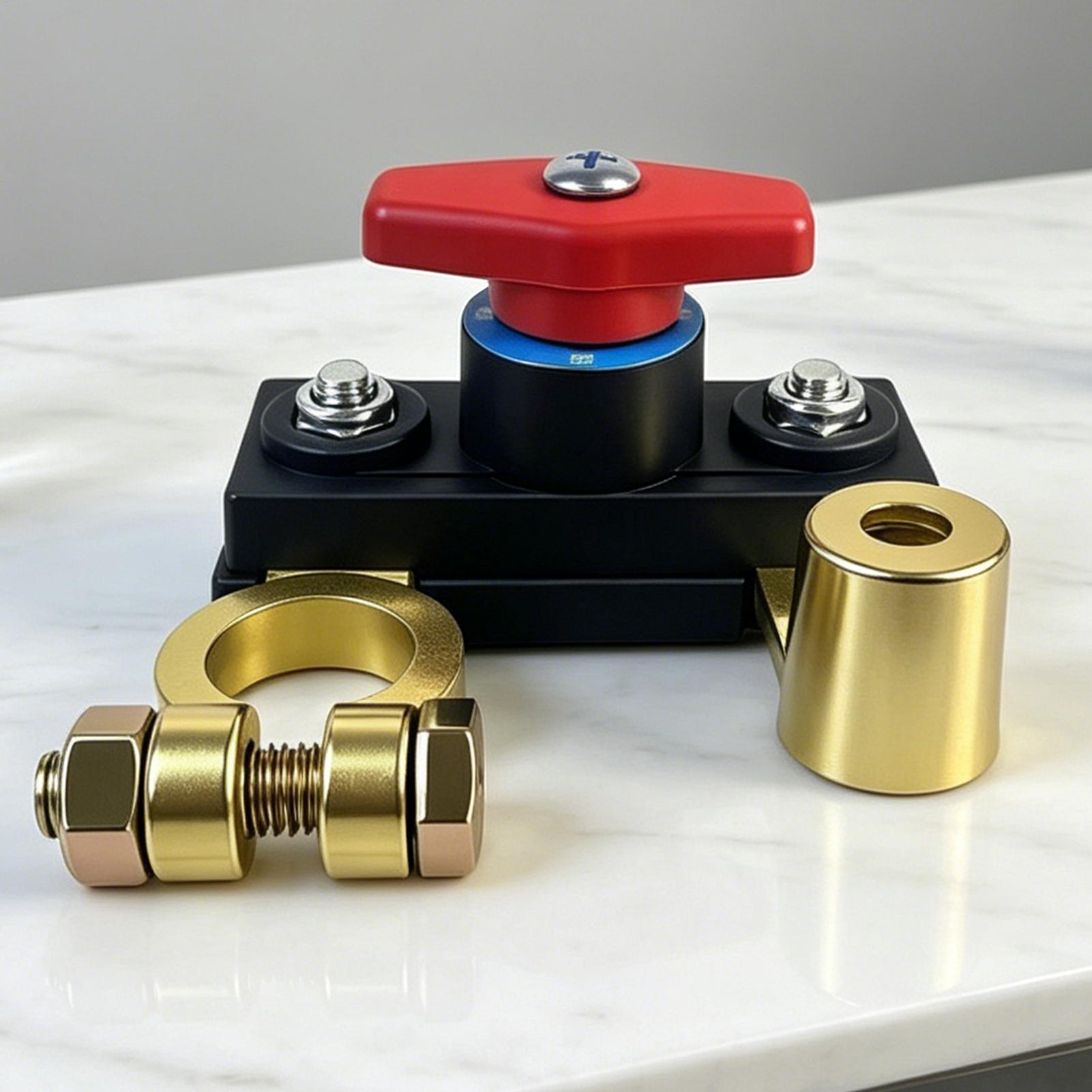 Outdoor Power Disconnect - สวิตช์ตัดการเชื่อมต่อแบตเตอรี่รถยนต์แบบปรับได้ พร้อมระบบส่งกำลังที่เสถียร สำหรับรถยนต์ซีดาน SUV RV เรือ