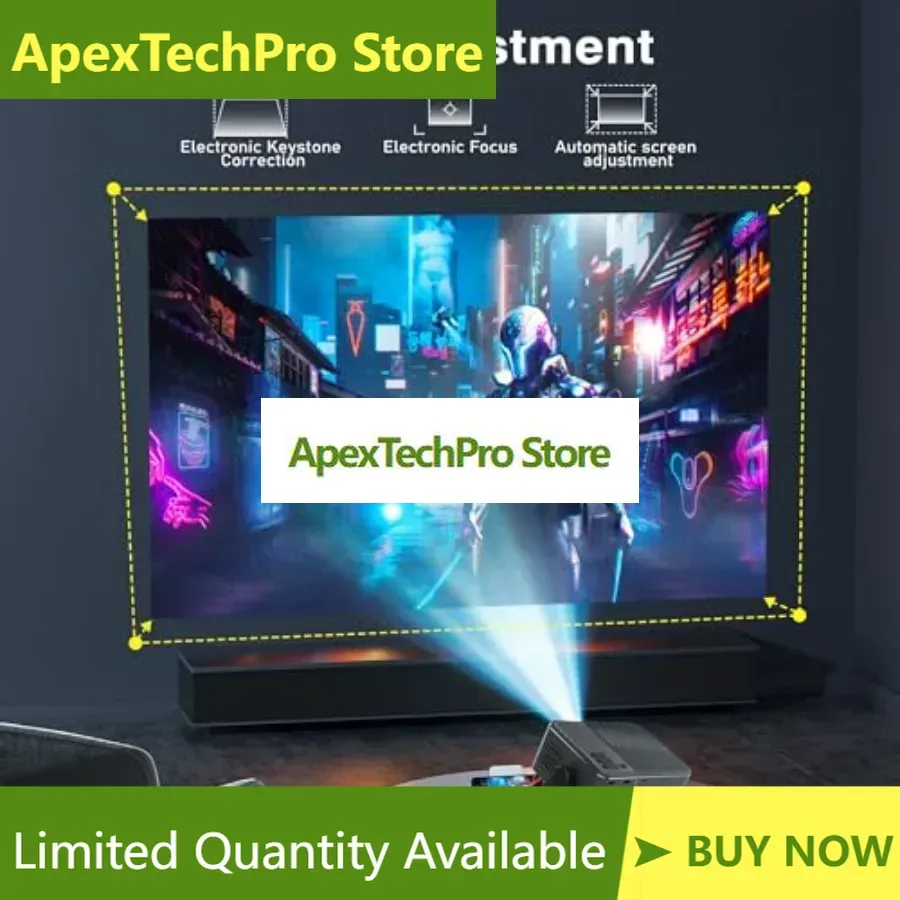 Outdoor Power In Reno - โปรเจคเตอร์ ApexTP4K รองรับระบบโฟกัสอิเล็กทรอนิกส์ พร้อม WiFi และ