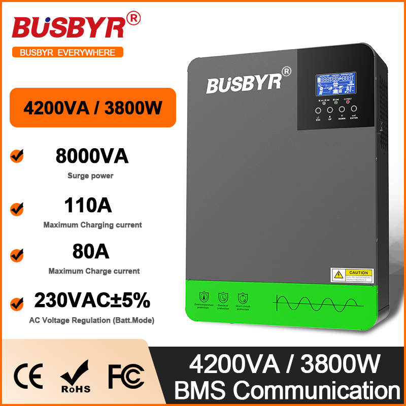Portable Generator Inverter - 4.2KW 6.2KW HYBRID SOLAR อินเวอร์เตอร์ 24V
