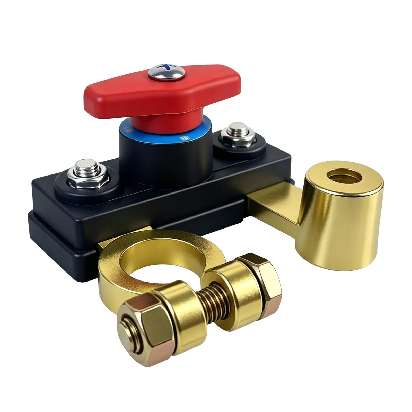 Outdoor Power Disconnect - สวิตช์ตัดการเชื่อมต่อแบตเตอรี่รถยนต์แบบปรับได้ ทำจากทองแดง พร้อมระบบส่งสัญญาณที่เสถียร สำหรับรถเก๋ง SUV RV