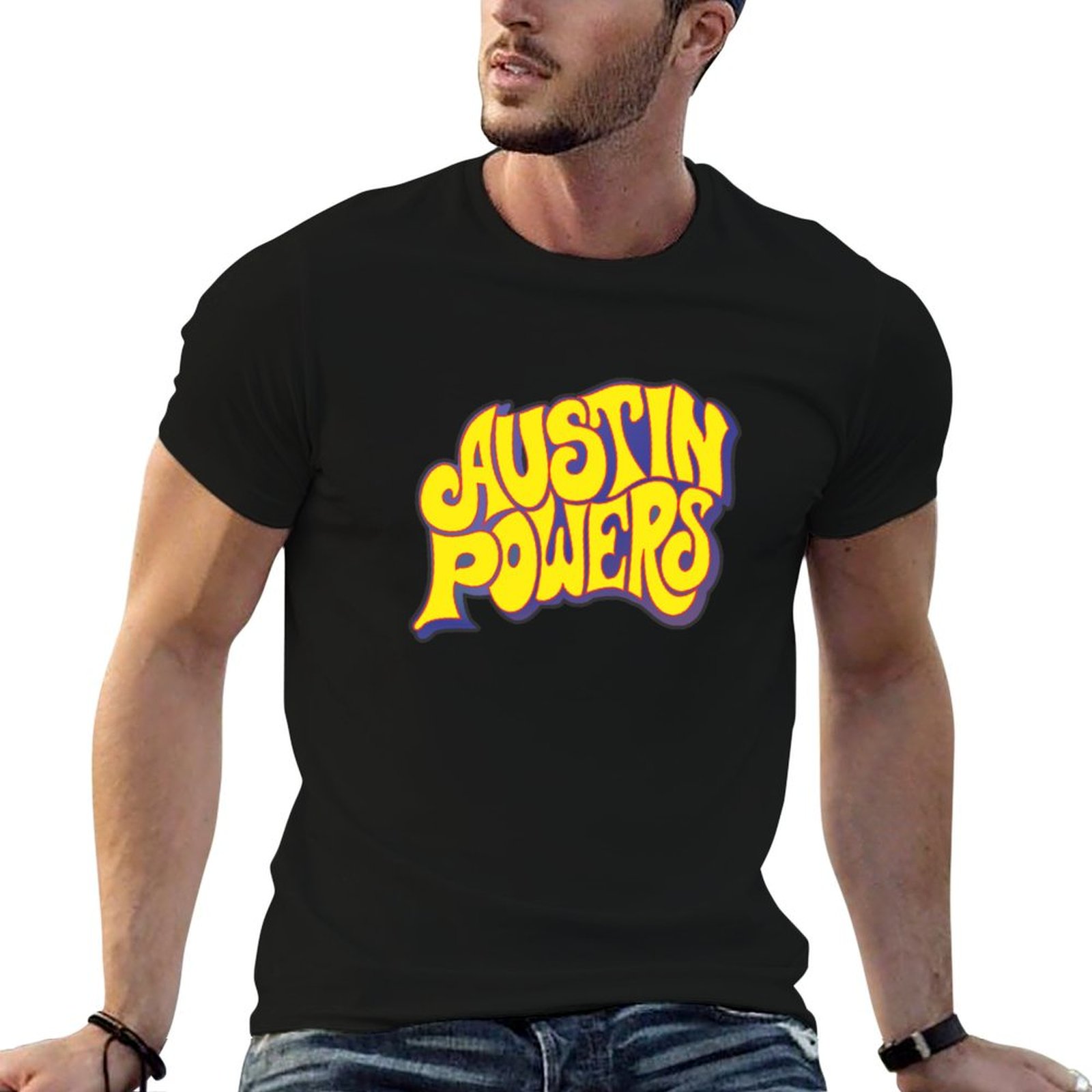 Outdoor Power Austin - เสื้อยืดสินค้าขายดีของออสติน พาวเวอร์ส เสื้อยืดสำหรับวันหยุดและกิจกรรมกลางแจ้ง