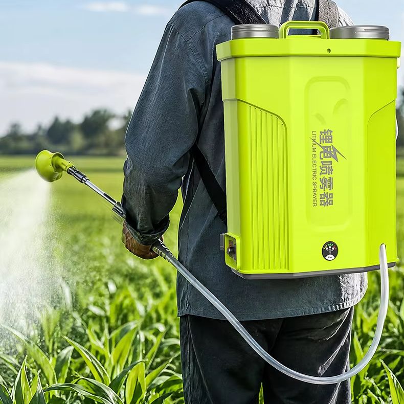 Electric Sprayer Backpack - เครื่องพ่นยาแบตเตอรี่ลิเธียมแรงดันสูง 20 ลิตร แบบสะพายหลัง พร้อมระบบกวนไฟฟ้า สำหรับรดน้ำสวน