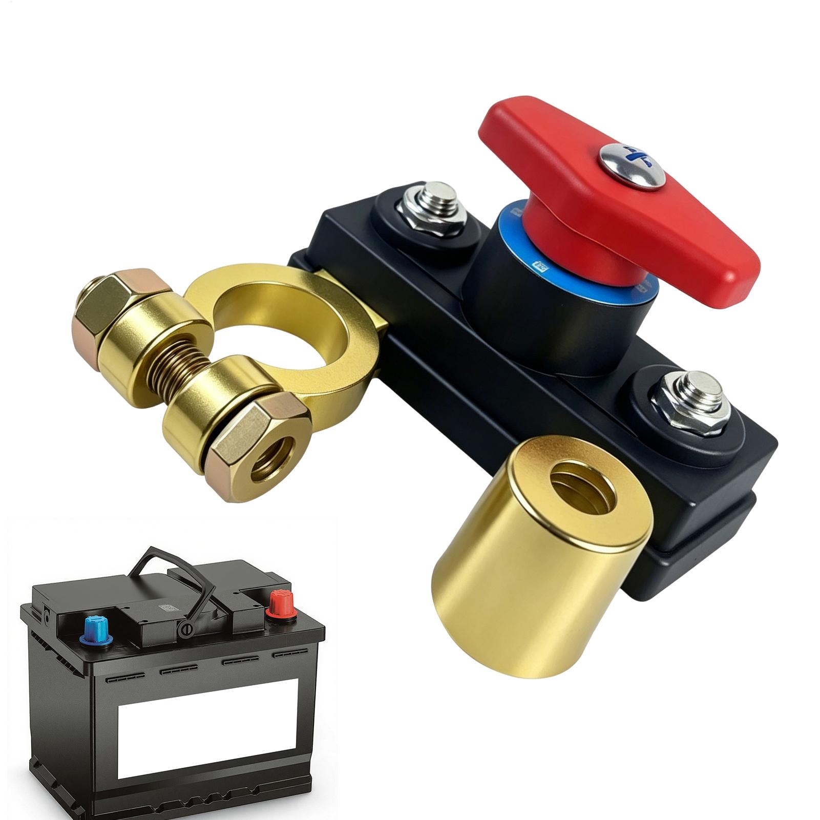 Outdoor Power Disconnect - สำหรับรถซีดาน ตัวตัดไฟแบตเตอรี่รถยนต์ ปรับได้ ทองแดงคุณภาพสูง ระบบส่งกำลังที่เสถียร เครื่องมือตัดการเชื่อมต่อแบตเตอรี่รถยนต์สำหรับรถซีดาน