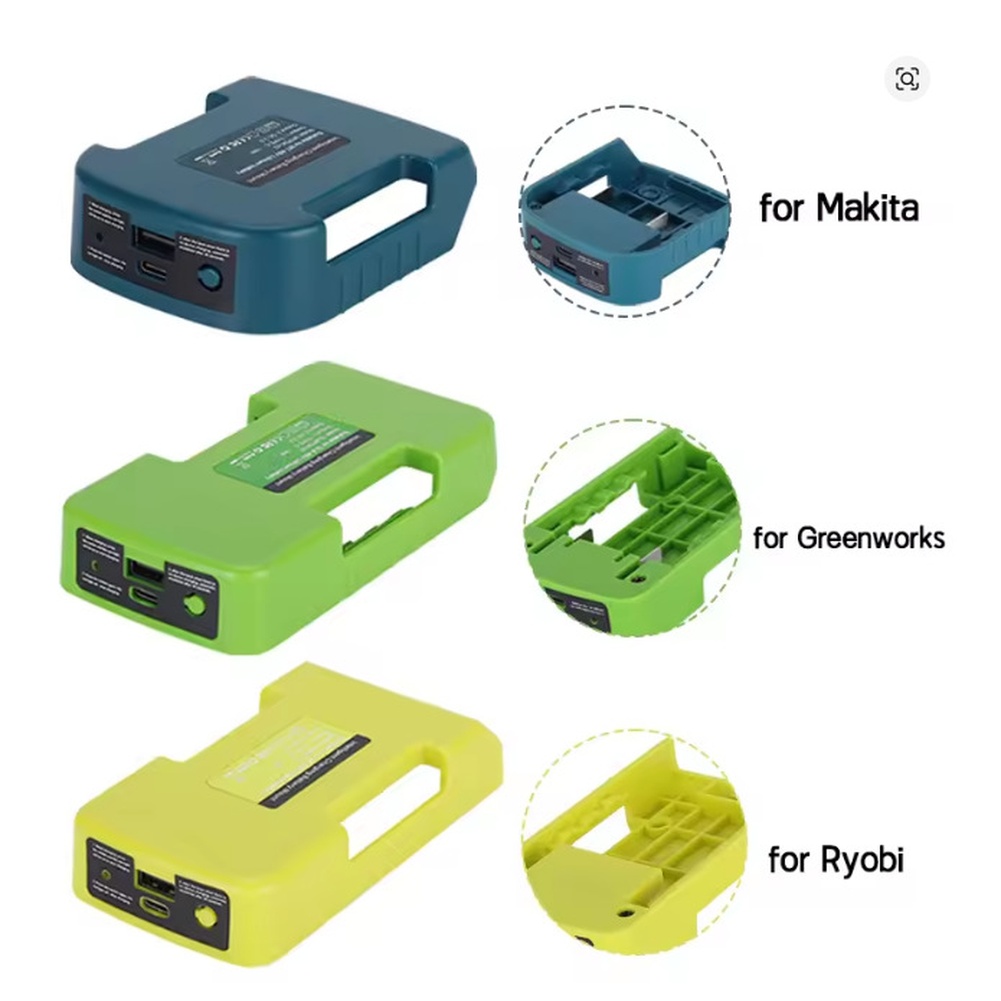 Outdoor Power Adapter Usb - อะแดปเตอร์ชาร์จ USB แบบสายรัดเอว 40V สำหรับชาร์จอุปกรณ์ไฟฟ้าแบบพกพา ชาร์จอุปกรณ์นอกสถานที่