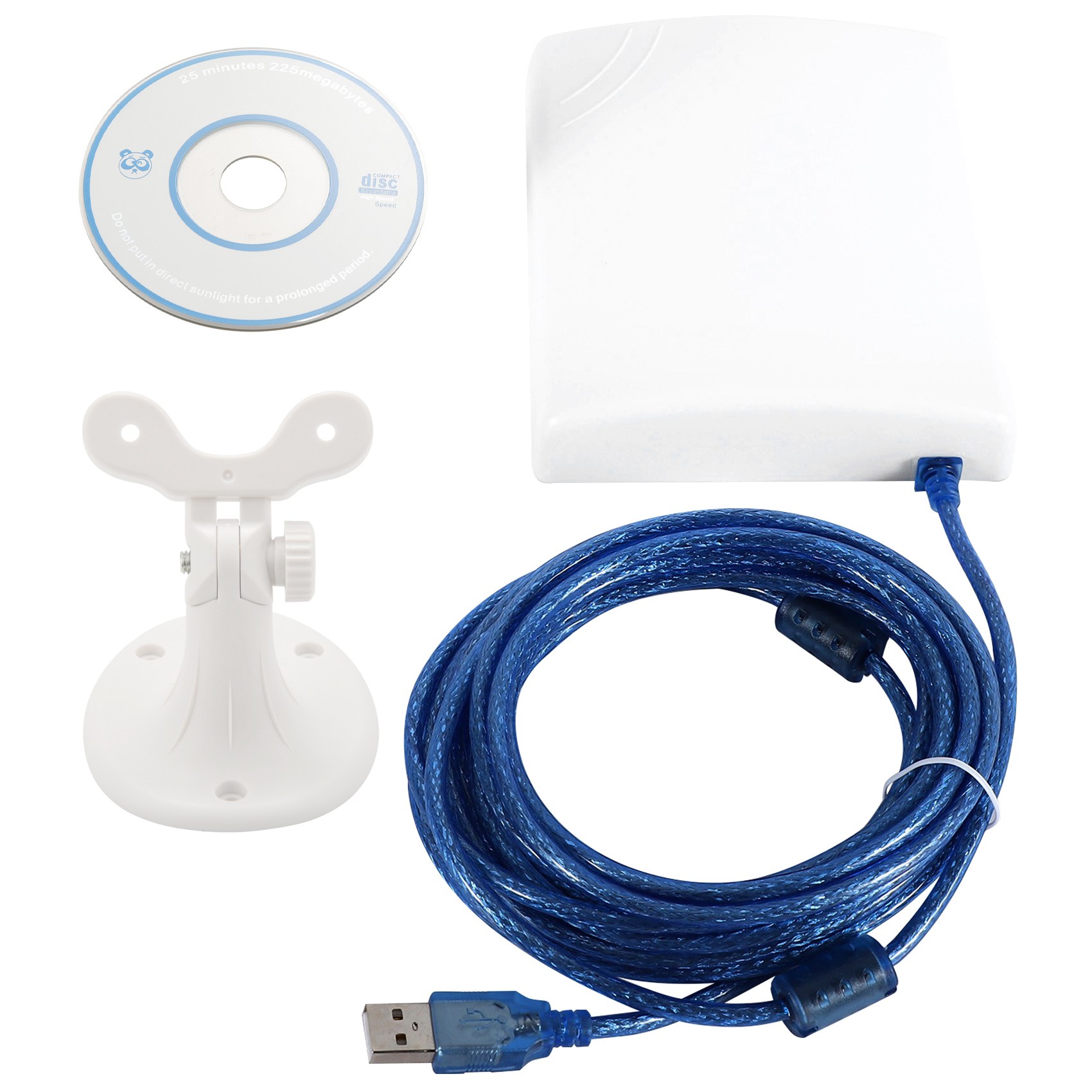 Outdoor Power Adapter Usb - A53M-150Mbps เสาอากาศกำลังขยายสูง 14Dbi สายเคเบิล 5 เมตร