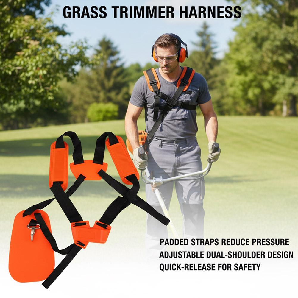 สายรัดไหล่แบบมีเบาะรองรับสองชั - Brush Cutter Strap บทวิจารณ์และราคา
