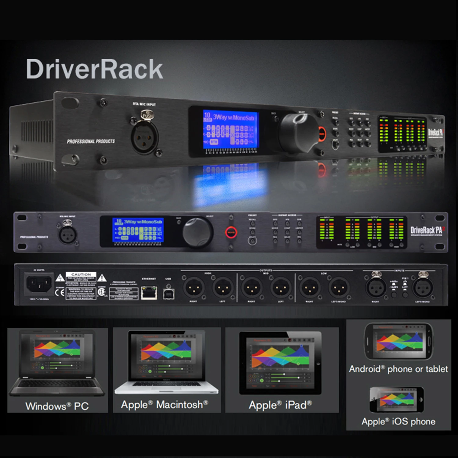 โปรเซสเซอร์เสียงระดับมืออาชีพ  - Outdoor Power Amplifier บทวิจารณ์และราคา