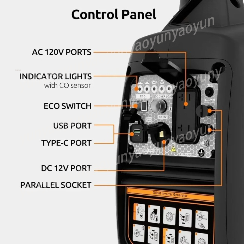 เครื่องกำเนิดไฟฟ้าแบบพกพา 2500 - Portable Generator Inverter บทวิจารณ์และราคา