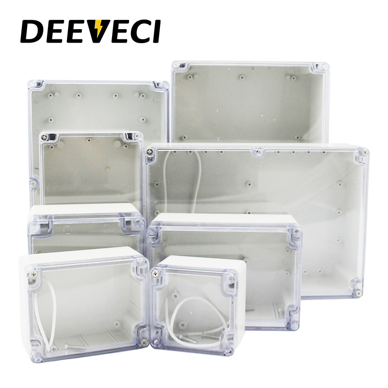 โปร่งใสกันน้ํากลางแจ้งEnclosur - Outdoor Power Outlet Box บทวิจารณ์และราคา