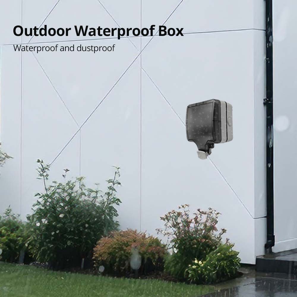 Wallpad IP66 กันฝุ่นกันน้ํากลา - Outdoor Power Outlet บทวิจารณ์และราคา