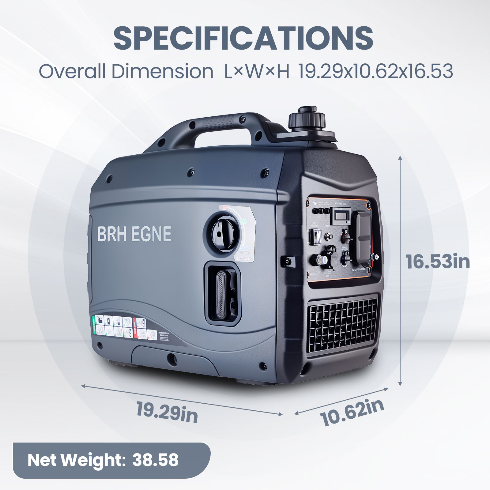 เครื่องกำเนิดไฟฟ้าอินเวอร์เตอร - Portable Generator Inverter บทวิจารณ์และราคา