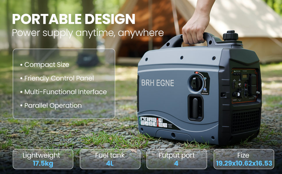 เครื่องกำเนิดไฟฟ้าอินเวอร์เตอร - Portable Generator Inverter บทวิจารณ์และราคา
