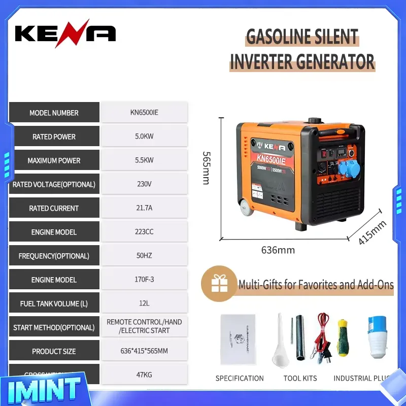 เครื่องกำเนิดไฟฟ้าอินเวอร์เตอร - Portable Generator Inverter บทวิจารณ์และราคา