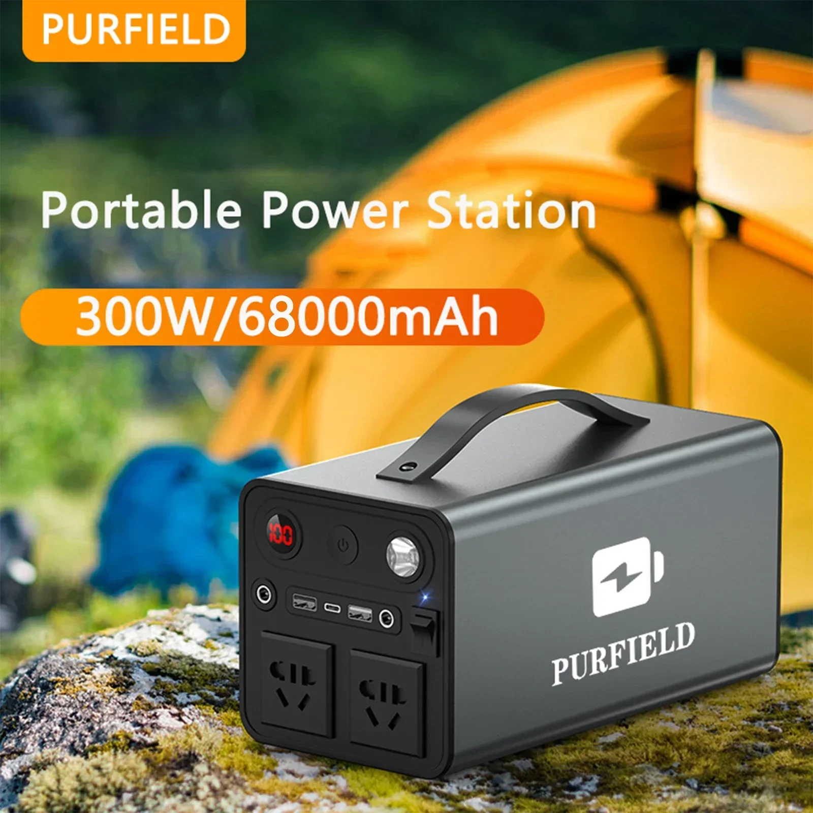 PURFIELD แบบพกพา 68000mAh 300W - Outdoor Power Kit บทวิจารณ์และราคา