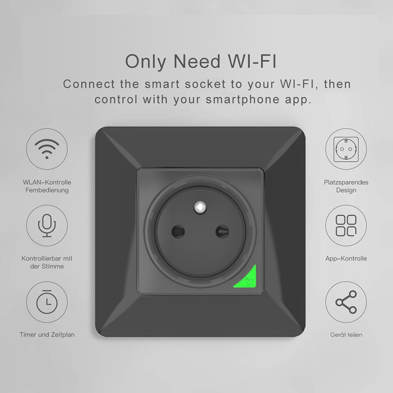 Avoir Zigbee Tuya IP66กลางแจ้ง - Outdoor Zigbee Power Plug บทวิจารณ์และราคา
