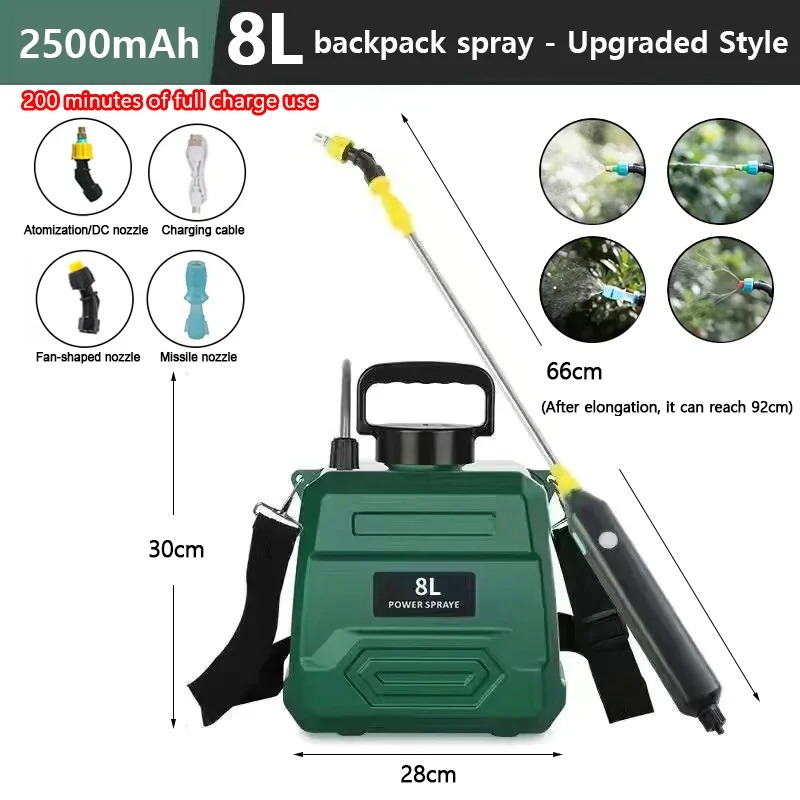 เครื่องพ่นยาแรงดันสูงแบบแบตเตอ - Electric Sprayer Backpack บทวิจารณ์และราคา
