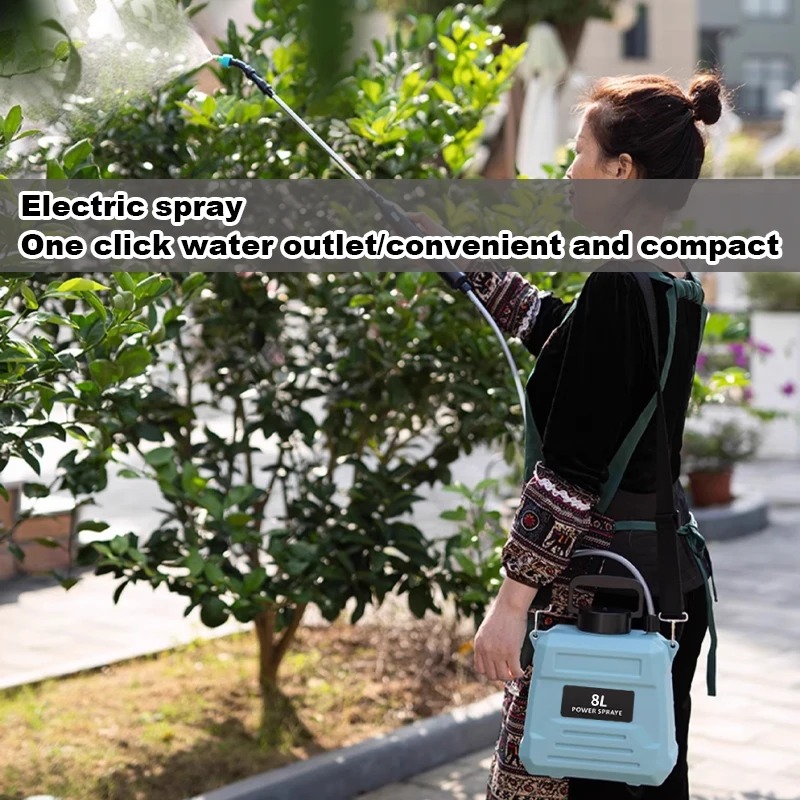 เครื่องพ่นยาแรงดันสูงแบบแบตเตอ - Electric Sprayer Backpack บทวิจารณ์และราคา