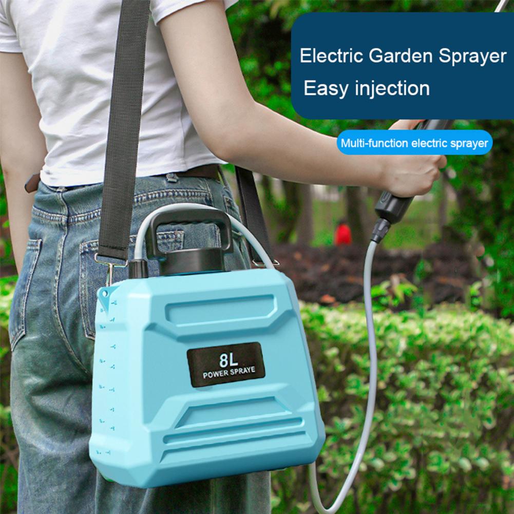 เครื่องพ่นยาแรงดันสูงแบบแบตเตอ - Electric Sprayer Backpack บทวิจารณ์และราคา