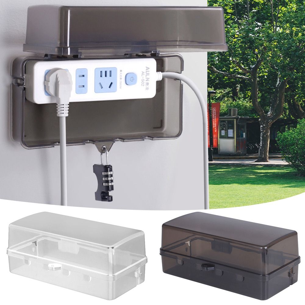 กล่องปลั๊กพลาสติกทนทาน ป้องกัน - Outdoor Power Outlet Extension บทวิจารณ์และราคา