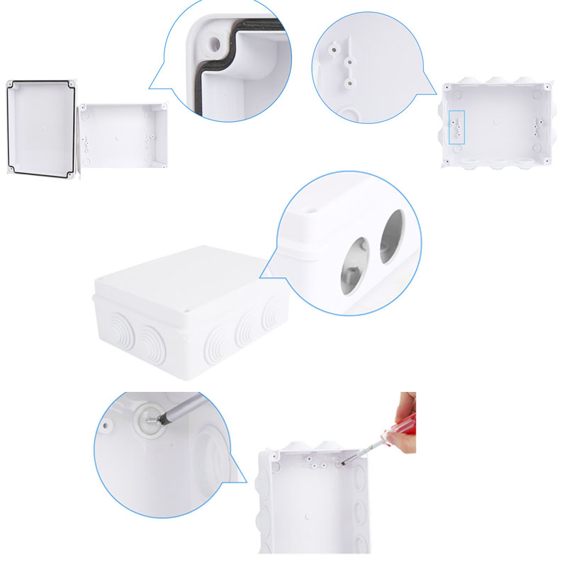 RA RT ขายส่งพลาสติก ABS IP65 I - Outdoor Power Outlet Box บทวิจารณ์และราคา