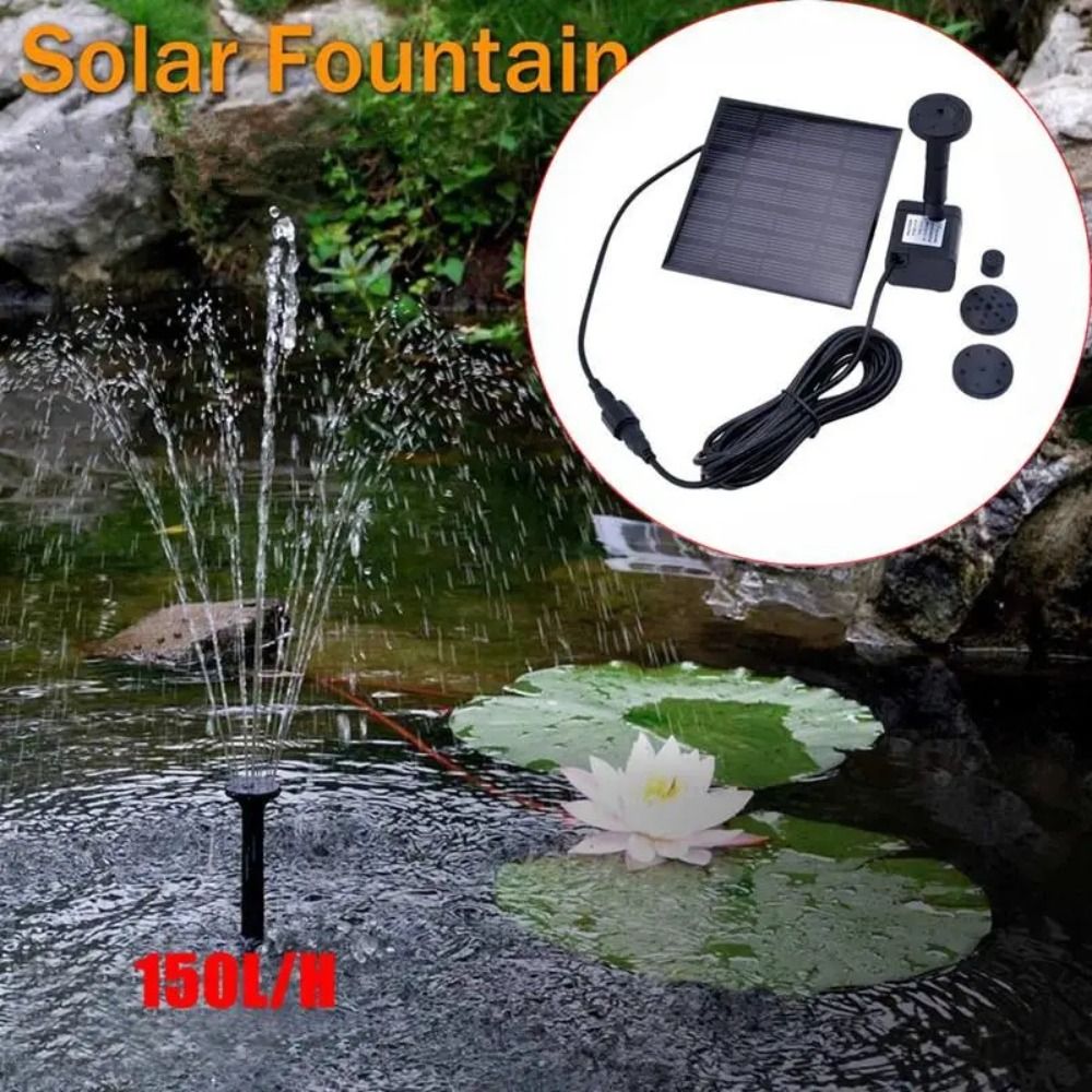 ปั๊มน้ำพุพลังงานแสงอาทิตย์ขนาด - Outdoor Power Kit บทวิจารณ์และราคา