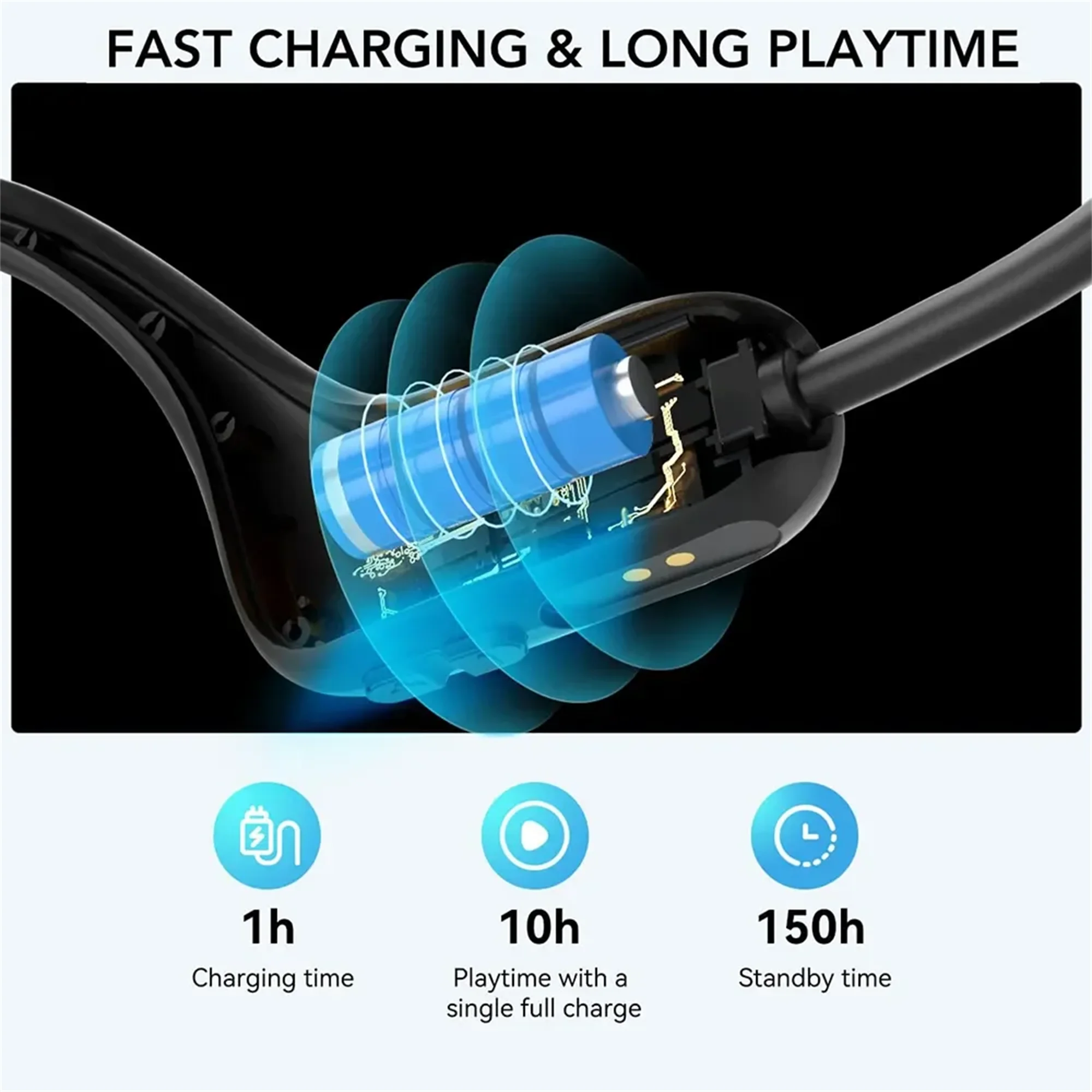 หูฟังบลูทูธ NUROUM แบบคล้องคอ  - Outdoor Power Adapter Usb บทวิจารณ์และราคา