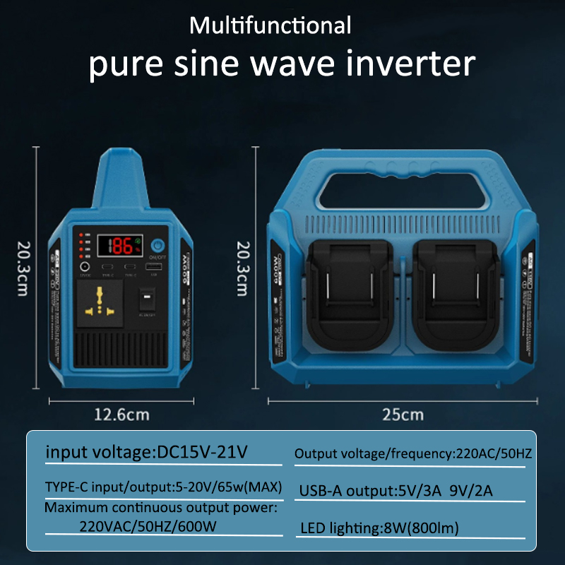 อินเวอร์เตอร์แบตเตอรี่ลิเธียม  - Outdoor Power Adapter Usb บทวิจารณ์และราคา