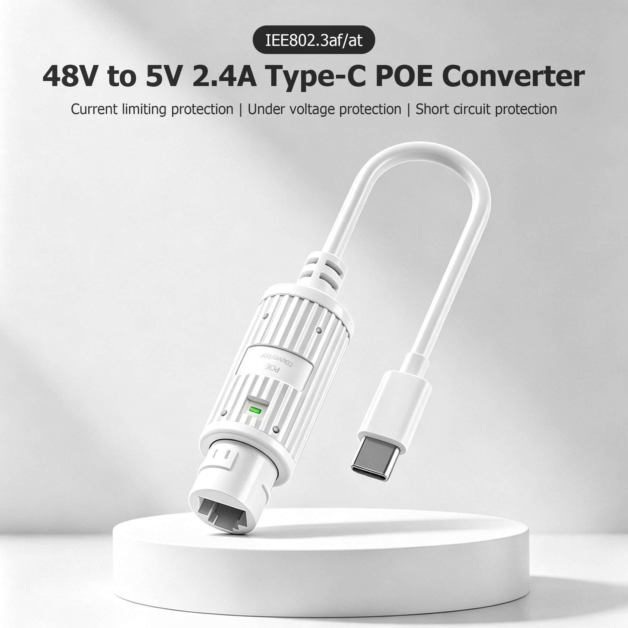 ตัวแปลงไฟ POE เป็น USB-C สำหรั - Outdoor Power Adapter Usb บทวิจารณ์และราคา